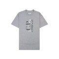 Cp Company Undersixteen 30/1 Short Sleeve Logo T Shirt Grey 60901