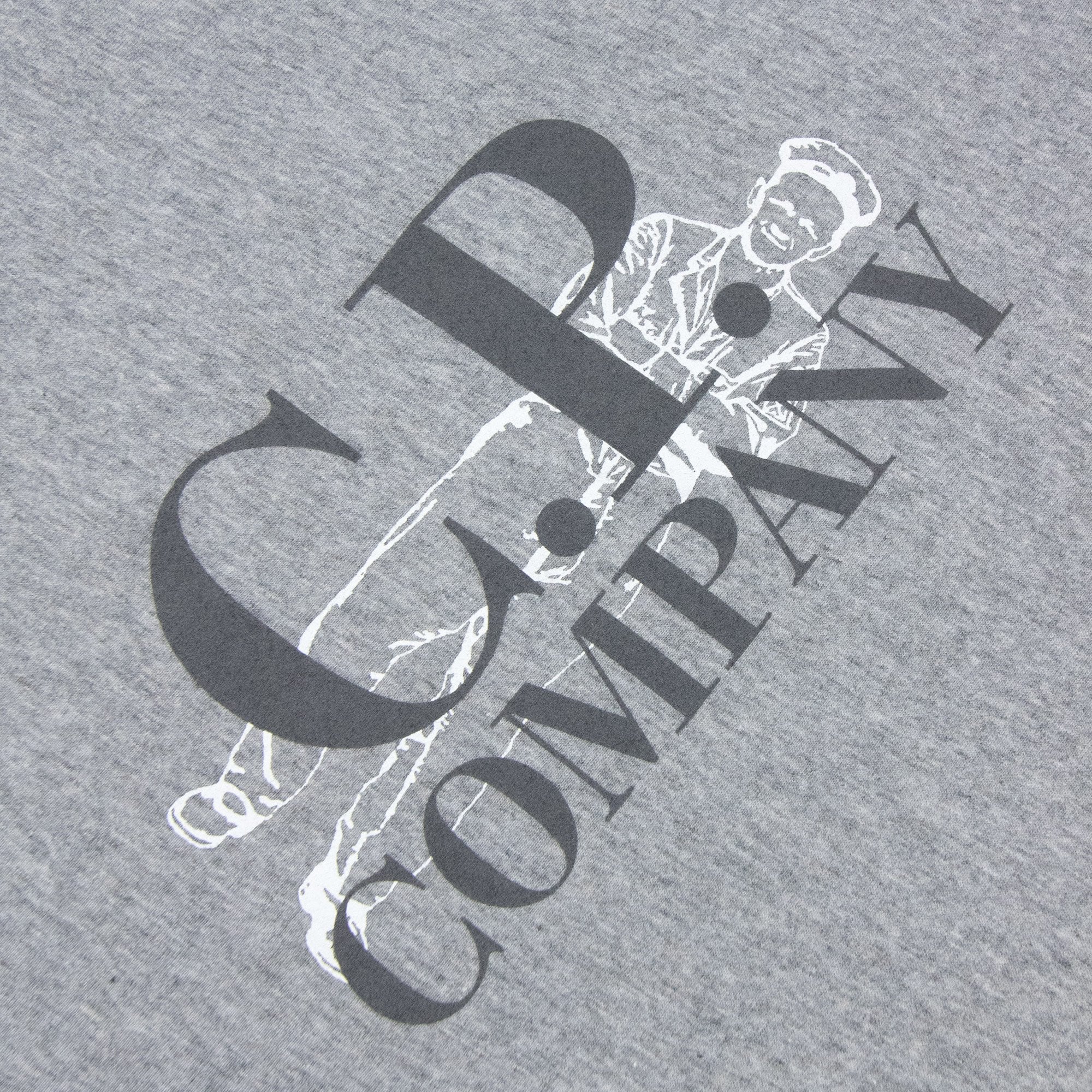 Cp Company Undersixteen 30/1 Short Sleeve Logo T Shirt Grey 60901