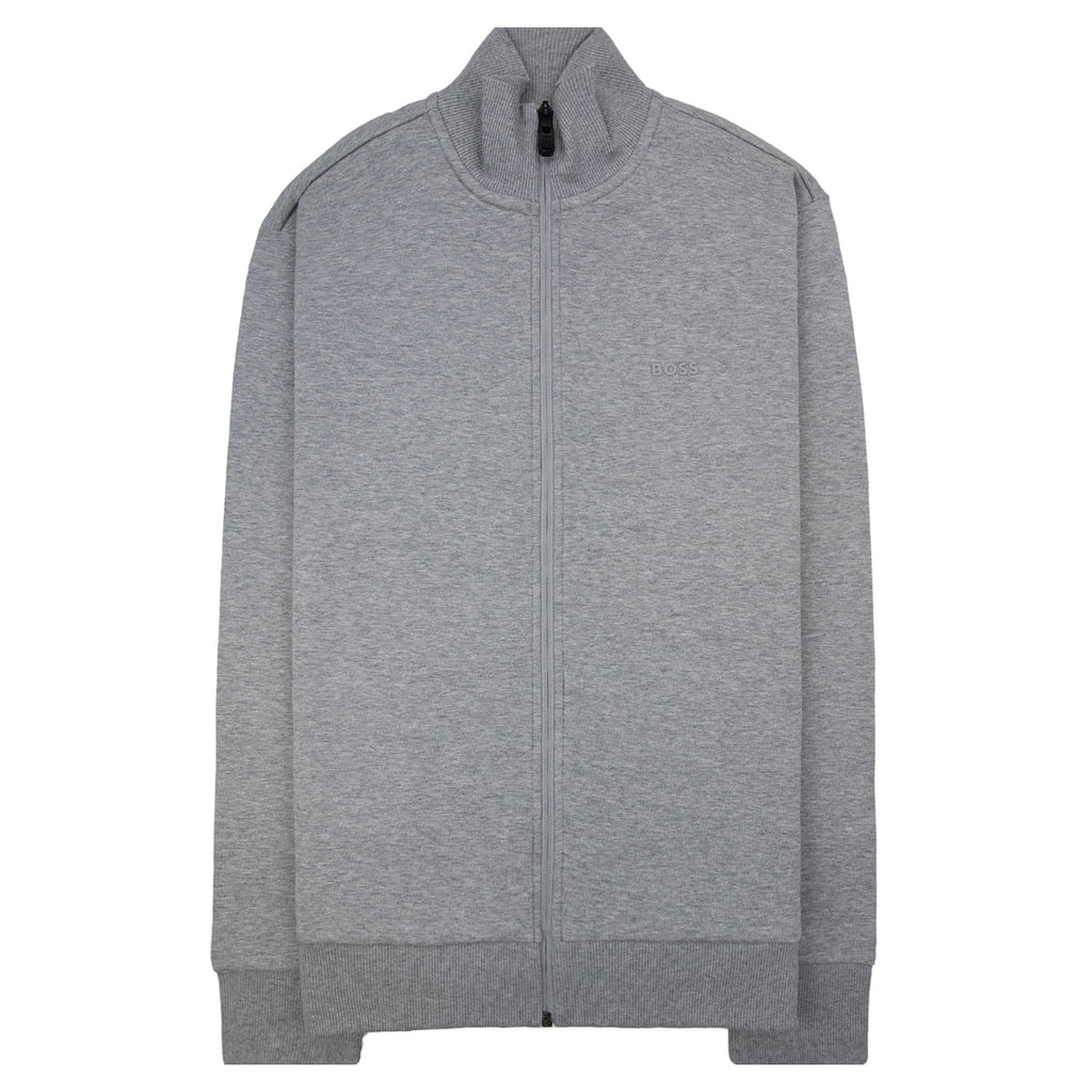 Hugo Boss Skaz Funnel Neck Zip Track Top Grey 042