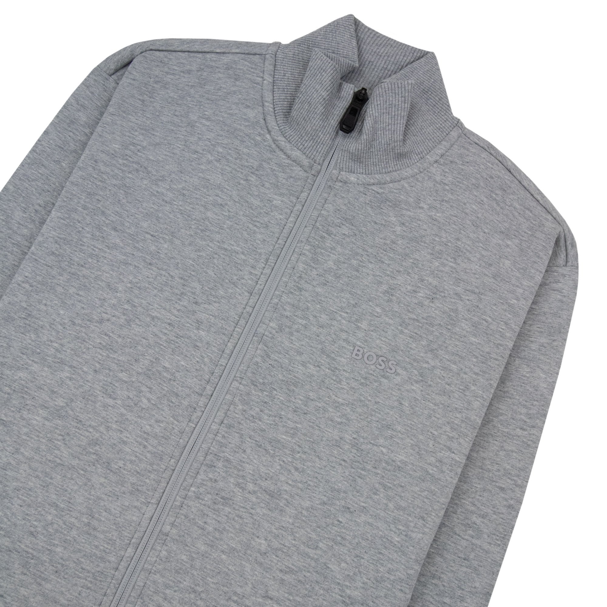 Hugo Boss Skaz Funnel Neck Zip Track Top Grey 042