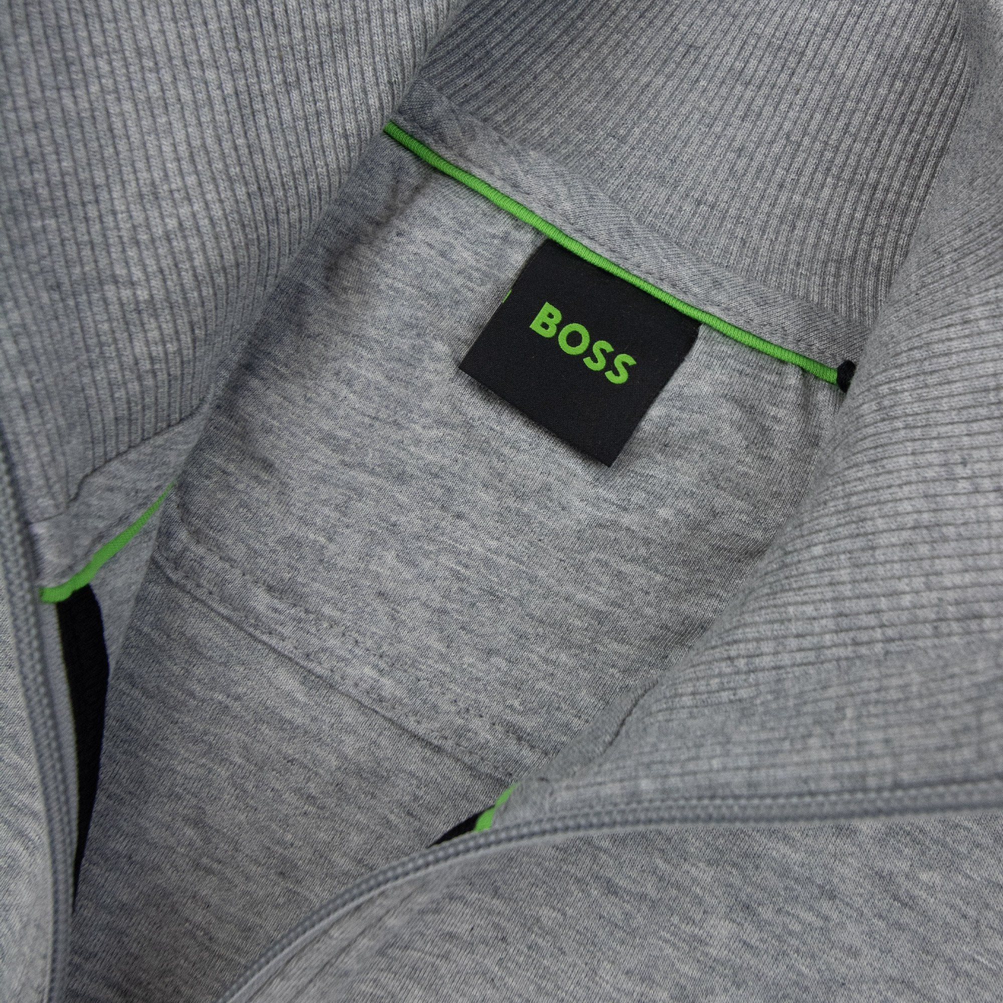 Hugo Boss Skaz Funnel Neck Zip Track Top Grey 042