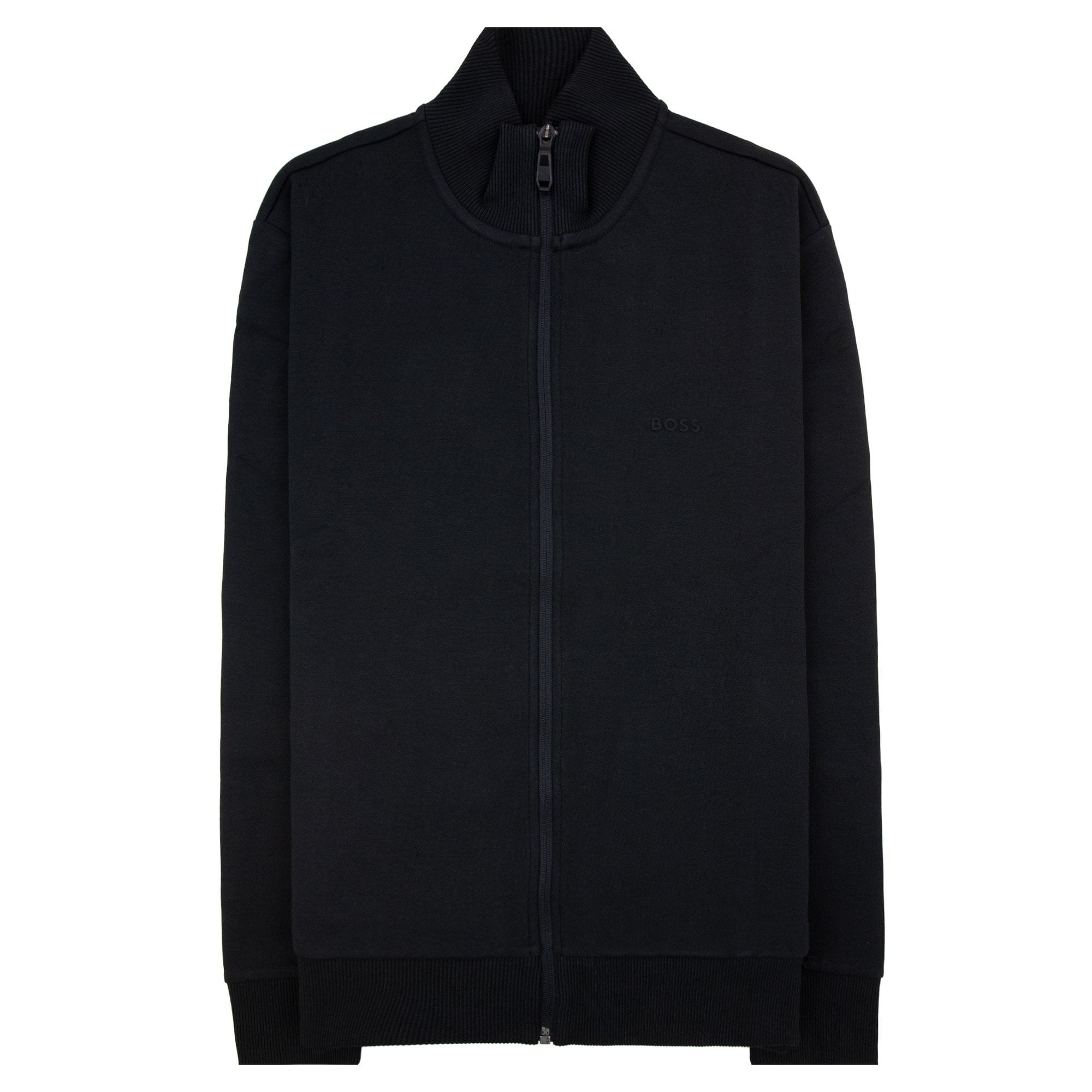 Hugo Boss Skaz Funnel Neck Zip Track Top Black 001