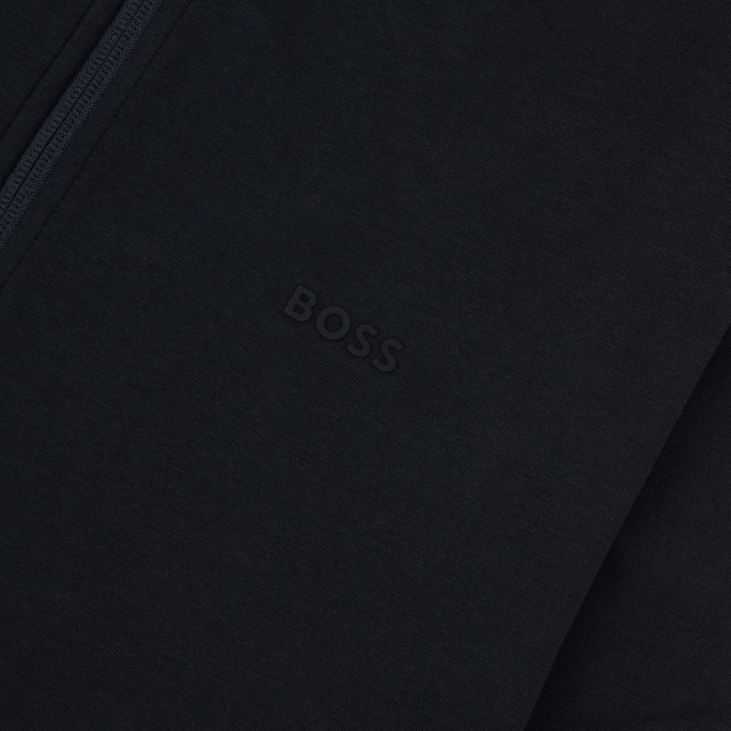 Hugo Boss Skaz Funnel Neck Zip Track Top Black 001