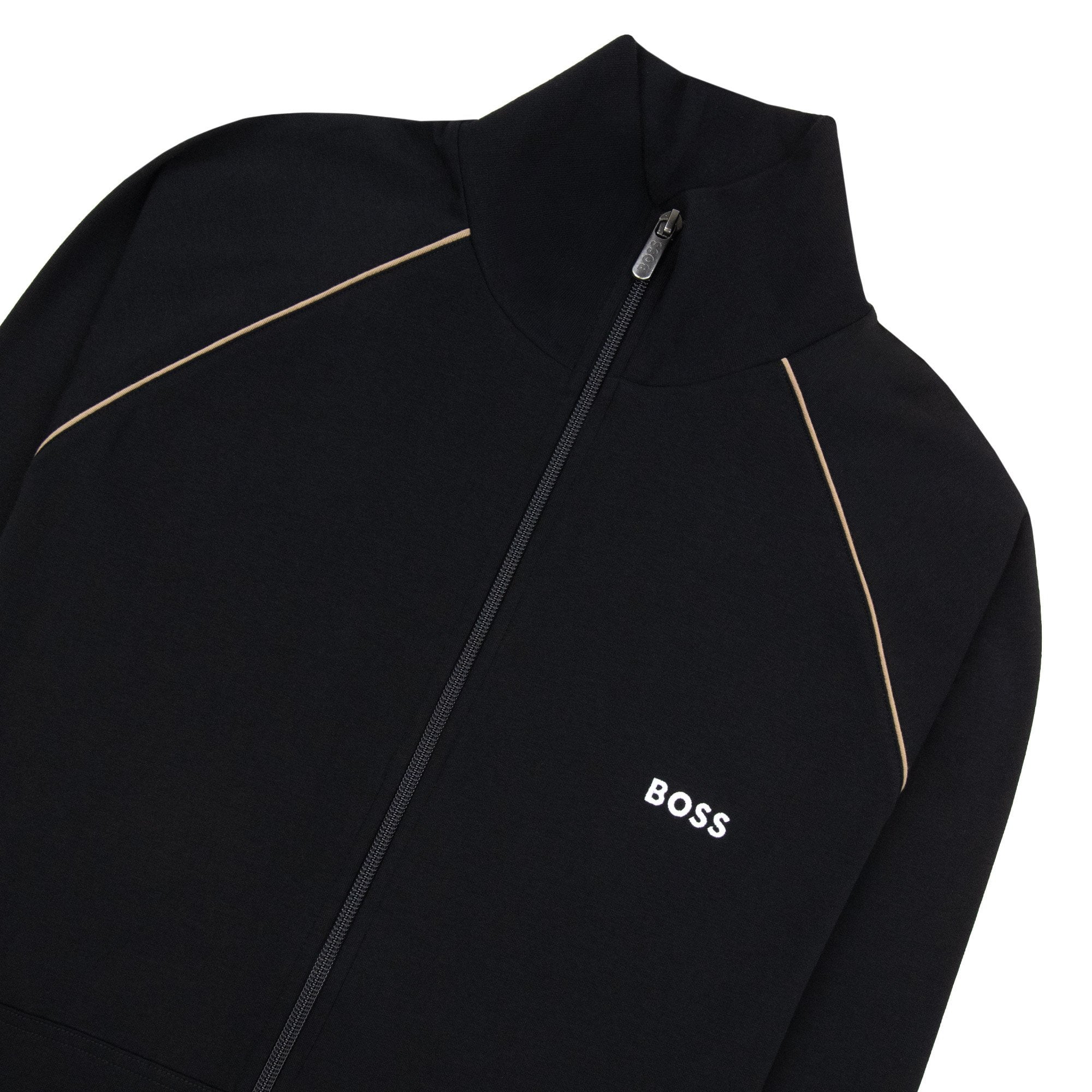 Hugo Boss Mix And Match Zip Jacket Black 002