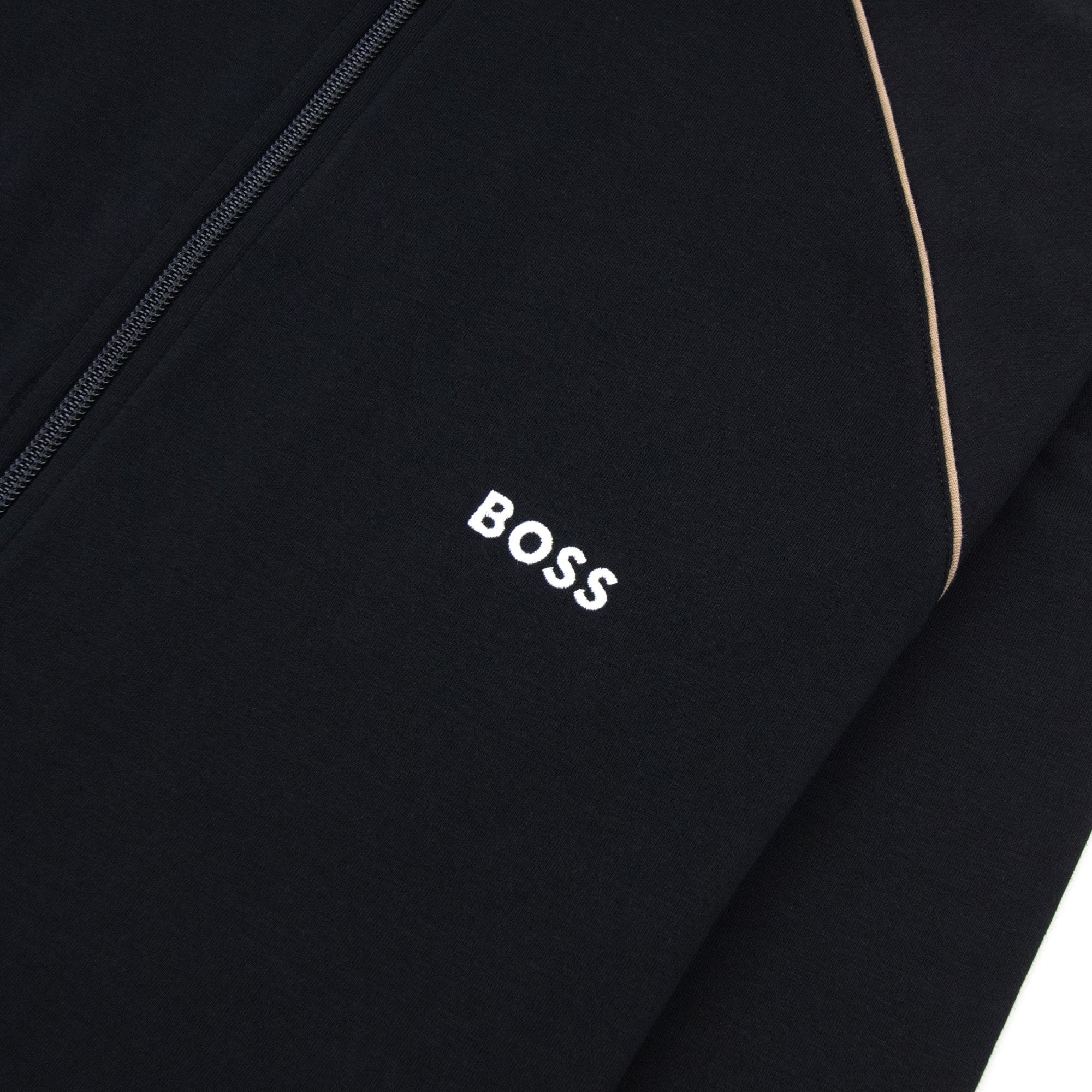 Hugo Boss Mix And Match Zip Jacket Black 002