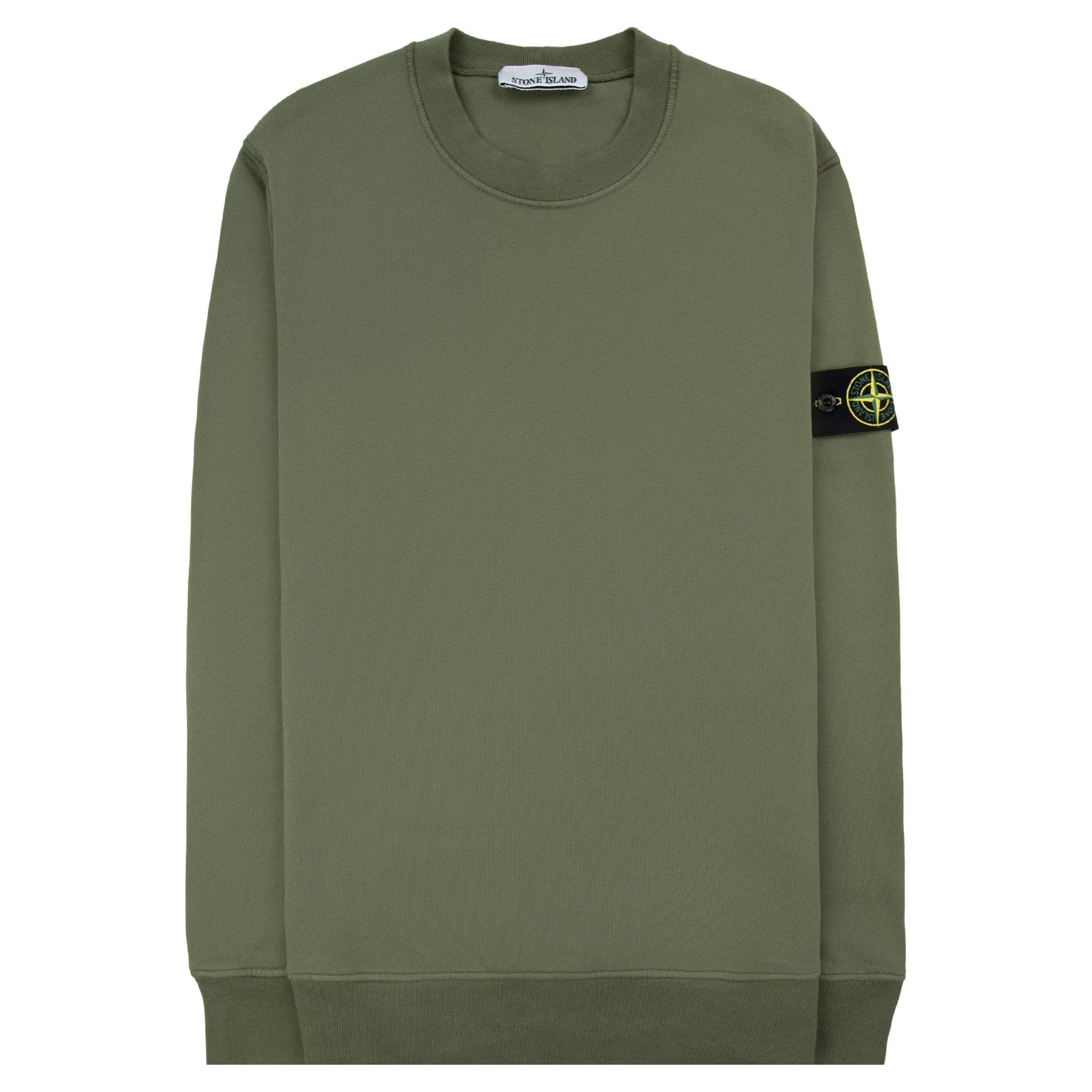 Stone Island 63051 Crewneck Sweatshirt Military Green V005g