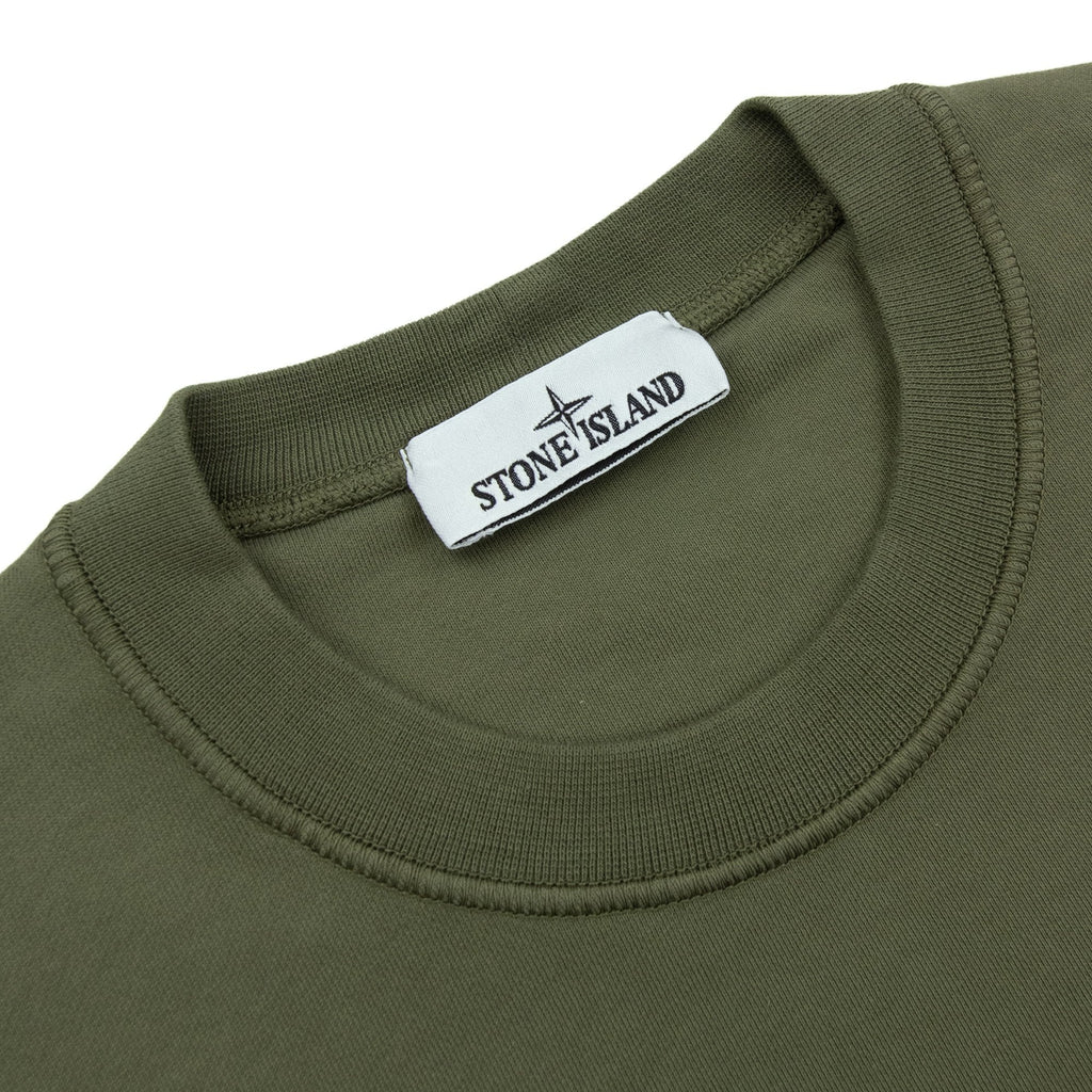 Stone Island 63051 Crewneck Sweatshirt Military Green V005g