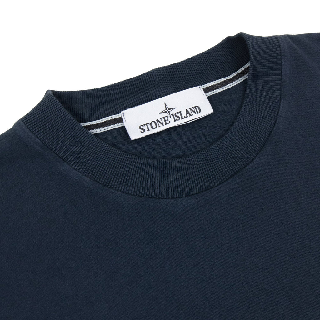 Stone Island 210001 Regular-fit T-shirt With 'light Compass' Print Navy Blue V0020