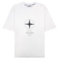 Stone Island 210001 Regular-fit T-shirt With 'Light Compass' Print White V0001