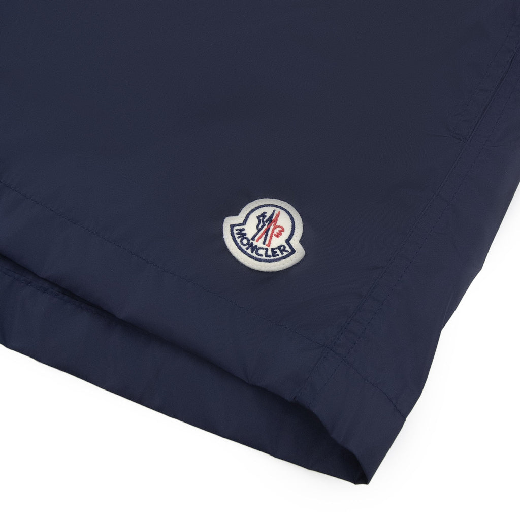 Moncler Logo Patch Swim Shorts Navy 743