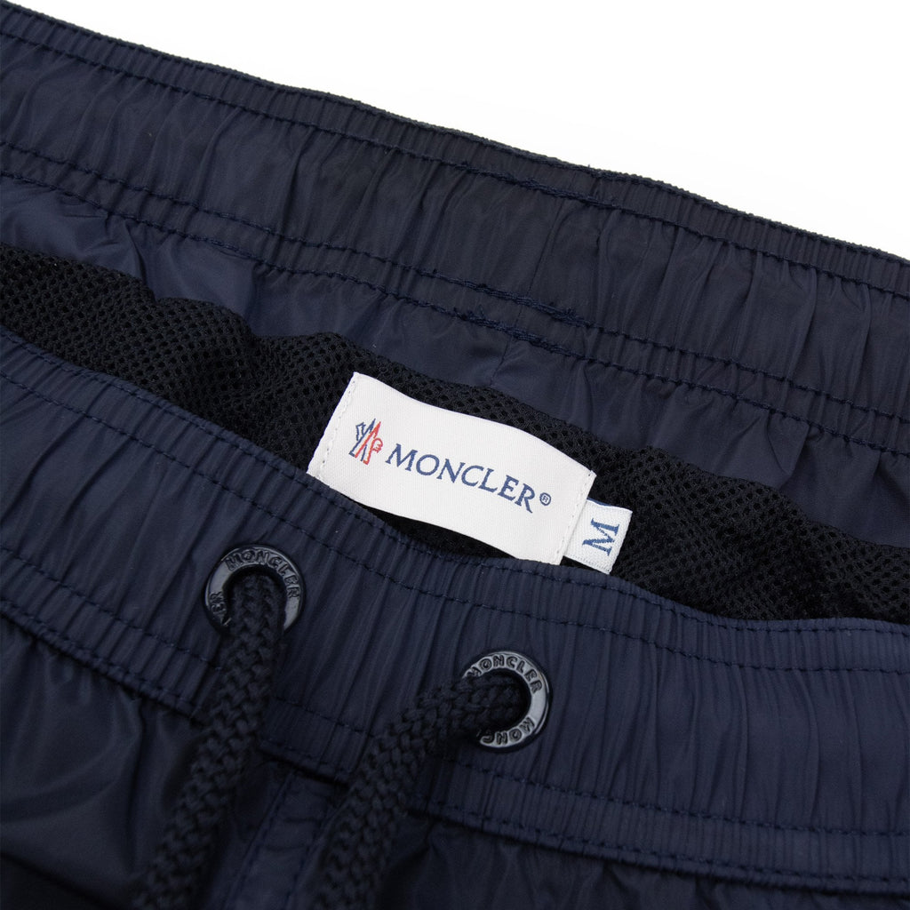 Moncler Logo Patch Swim Shorts Navy 743