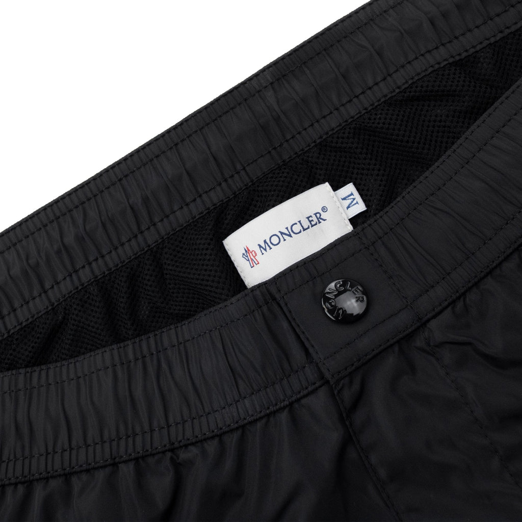 Moncler Logo Patch Side Tri-colore Swim Shorts Black 999