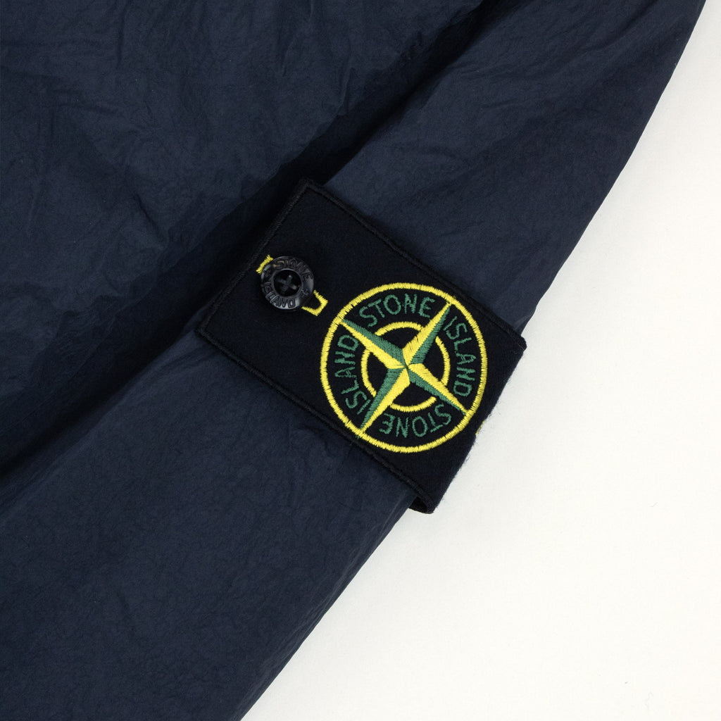 Stone Island 4100001 Anti-Drop Crinkle Reps Hooded Wind-Resistant Jacket NAVY BLUE V0020