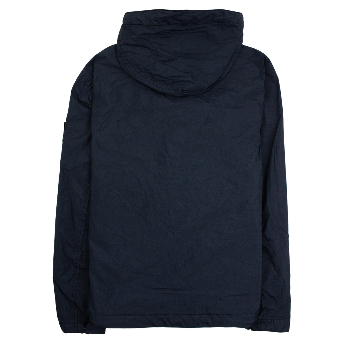 Stone Island 4100001 Anti-Drop Crinkle Reps Hooded Wind-Resistant Jacket NAVY BLUE V0020