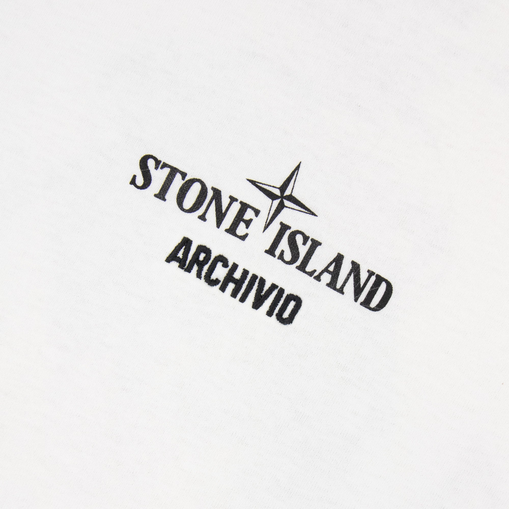 Stone Island 2100023 Regular Fit Archivio Print T-Shirt White V0001