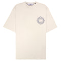 Stone Island 210001 Cotton Regular Fit Outline Compass T-Shirt Ivory V0093