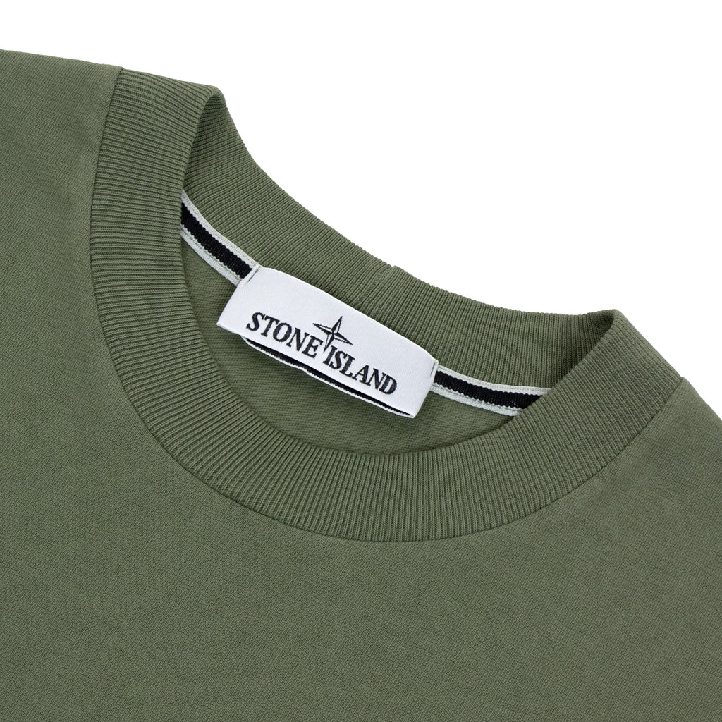 Stone Island 2100001 'Expertise' Regular Fit T-shirt Military Green V005G
