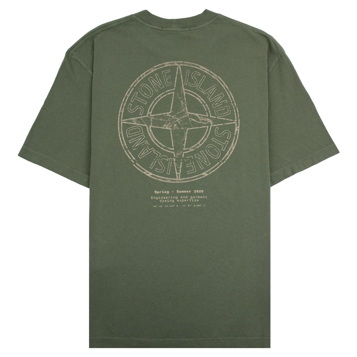 Stone Island 2100001 'Expertise' Regular Fit T-shirt Military Green V005G