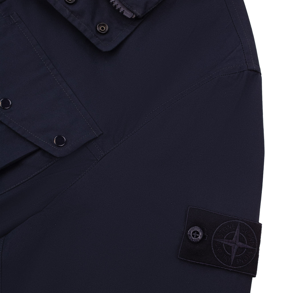 Stone Island 4100035 Ghost Piece Windproof Breathable Field Jacket Navy V0020
