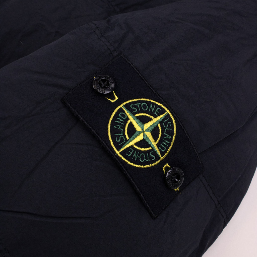 Stone Island 4100109 Anti-Drop Crinkle Reps Down Wind-Resistant Jacket BLACK V0029