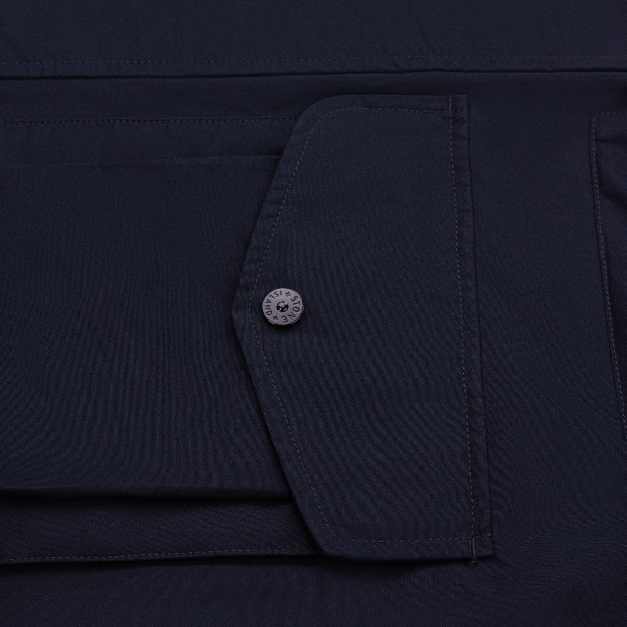 Stone Island 4100035 Ghost Piece Windproof Breathable Field Jacket Navy V0020