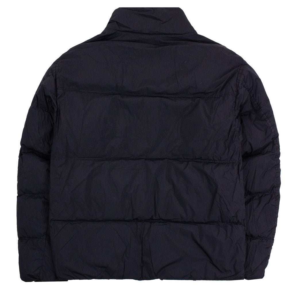 Stone Island 4100109 Anti-Drop Crinkle Reps Down Wind-Resistant Jacket BLACK V0029