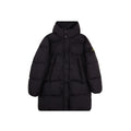 Stone Island Junior 40123 Crinkle Reps Recycled Nylon Down Parka BLACK V0029