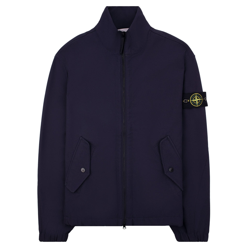 Stone Island 4100022 Light Soft Shell Water Wind Resistant Jacket Navy V0020