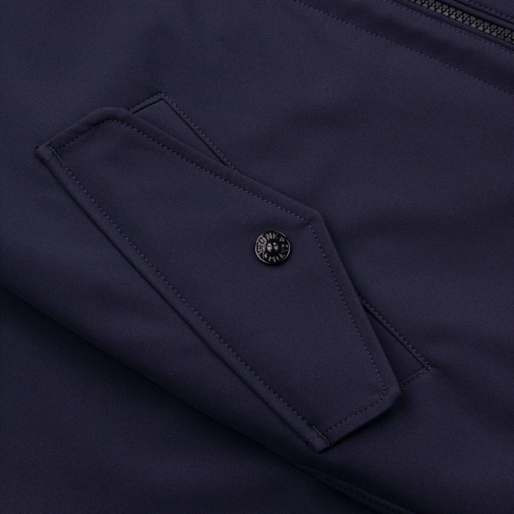 Stone Island 4100022 Light Soft Shell Water Wind Resistant Jacket Navy V0020