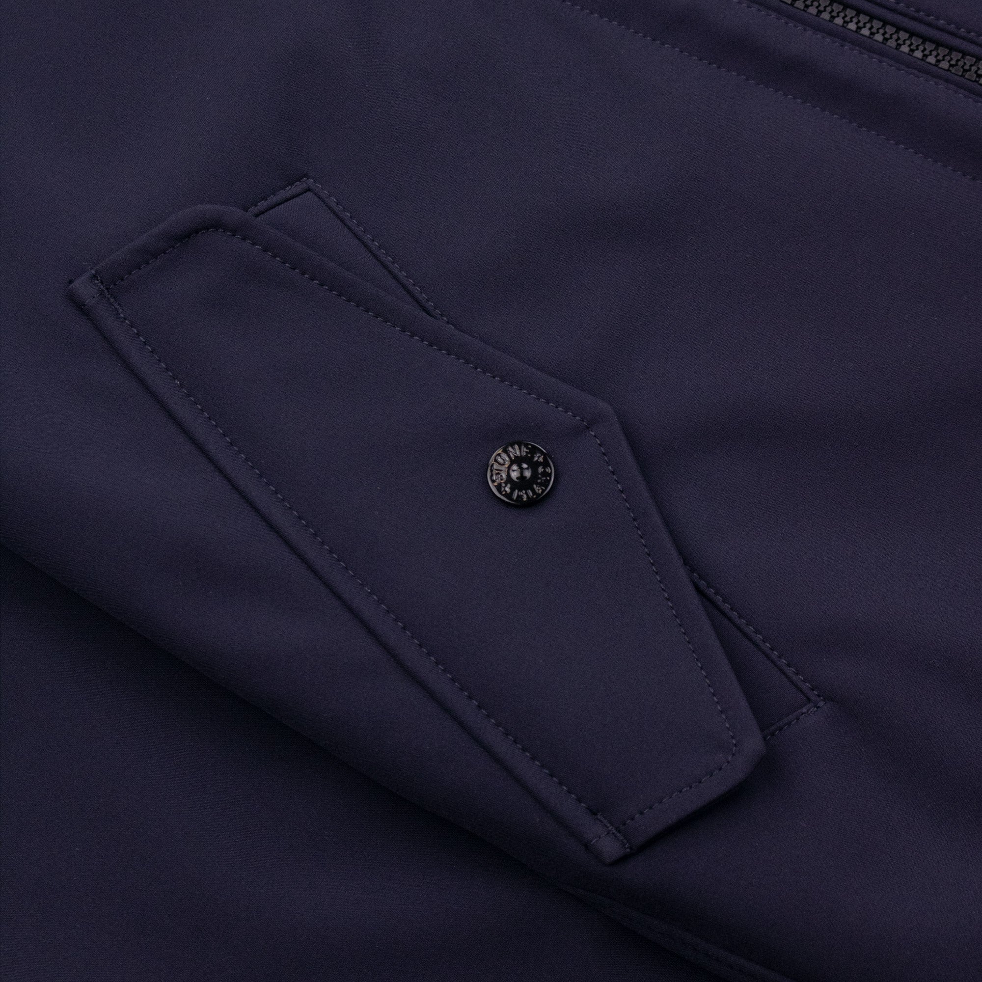 Stone Island 4100022 Light Soft Shell Water Wind Resistant Jacket Navy V0020