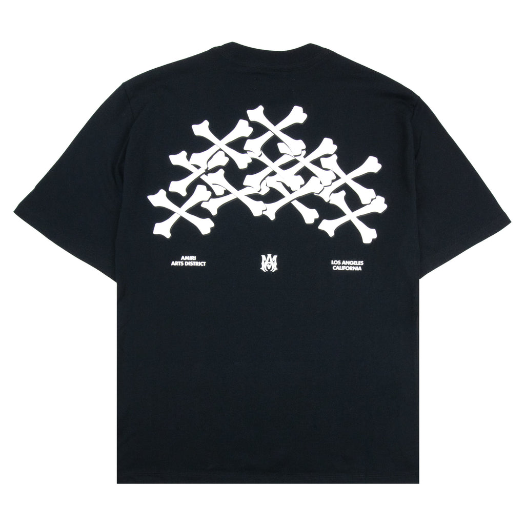 Amiri Bones Stacked T-Shirt Black 001