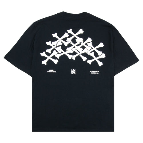 Amiri Bones Stacked T-Shirt Black 001