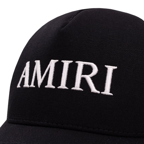 Amiri Core Logo Trucker Hat Black 001