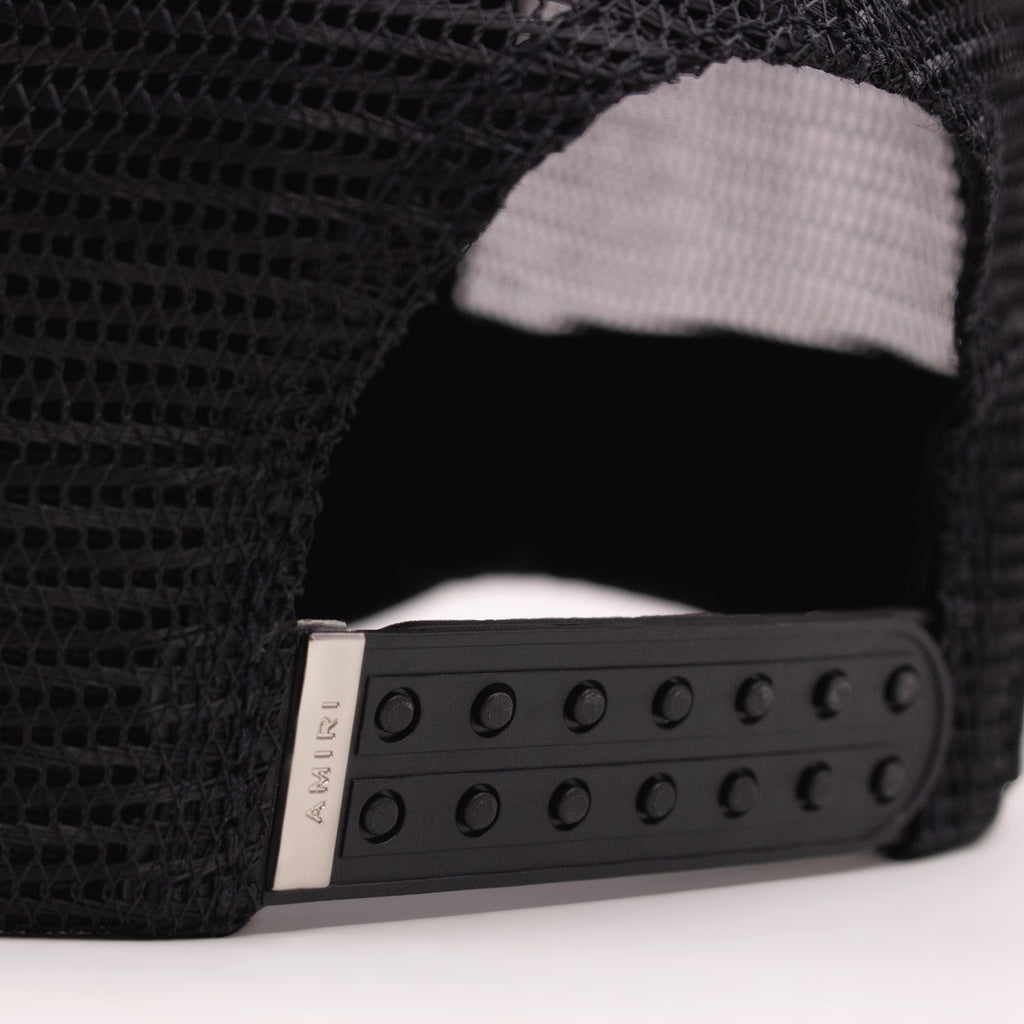 Amiri Core Logo Trucker Hat Black 001