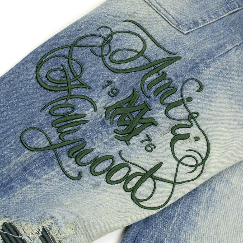 Amiri Hollywood MX1 Jean Storm Indigo Skinny Jeans