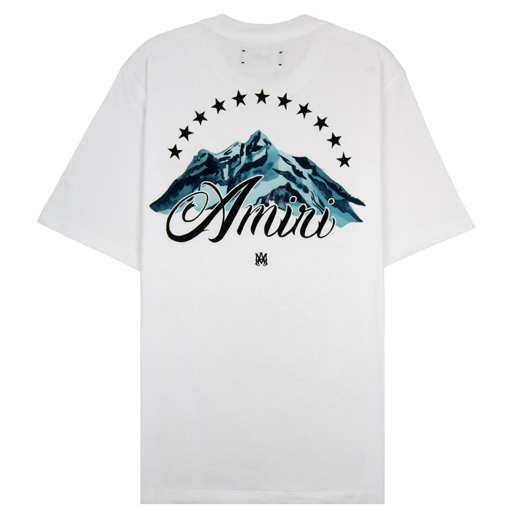 Amiri Mountain Short Sleeve T-Shirt White 100