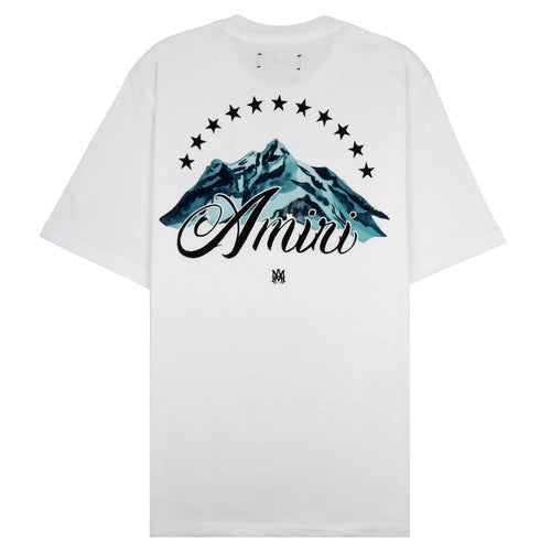 Amiri Mountain Short Sleeve T-Shirt White 100