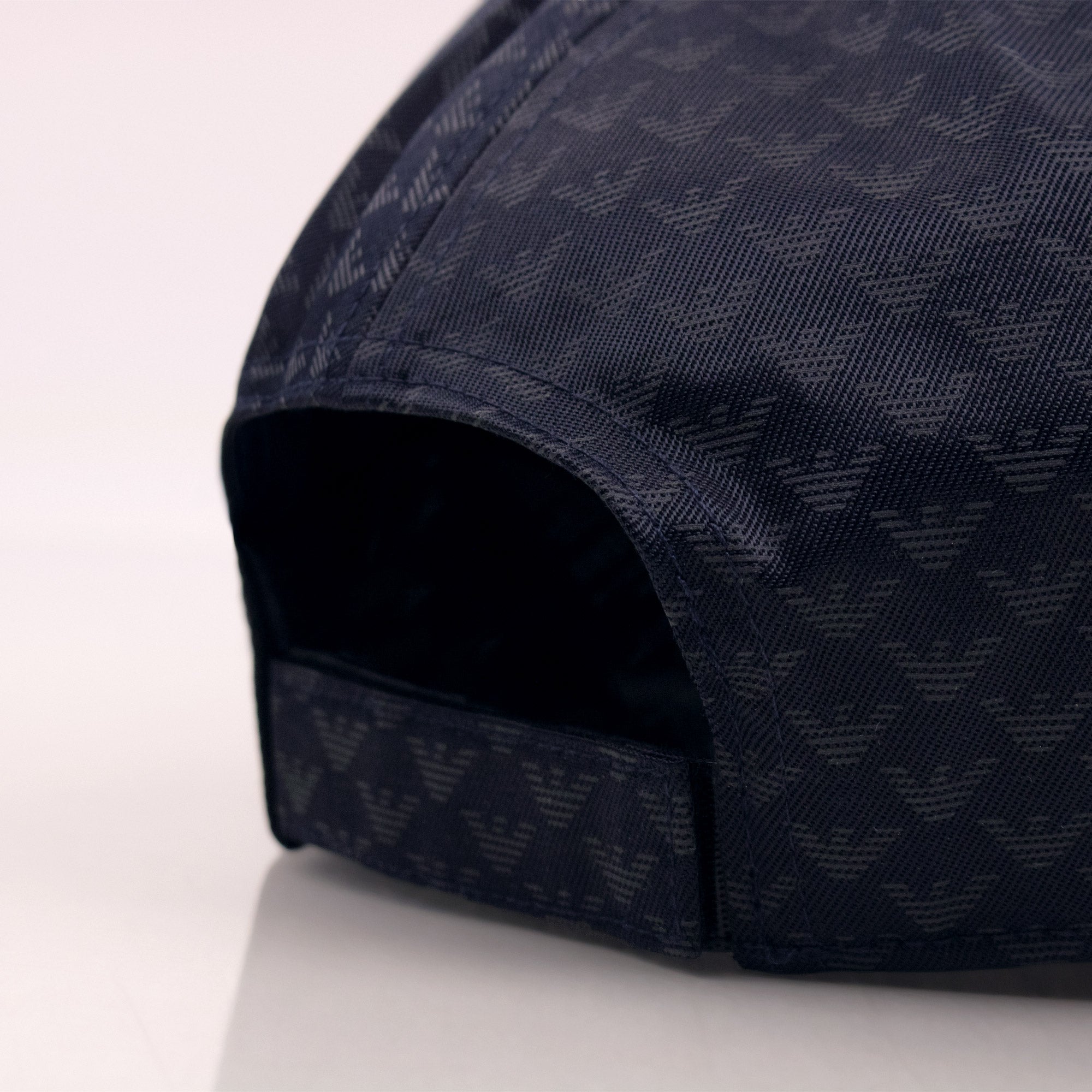 Emporio Armani All Over Logo Printed Cap Blue