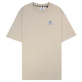 Aquascutum Active Small Logo T Shirt Beige/Blue