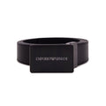 Emporio Armani Logo Buckle Belt Black