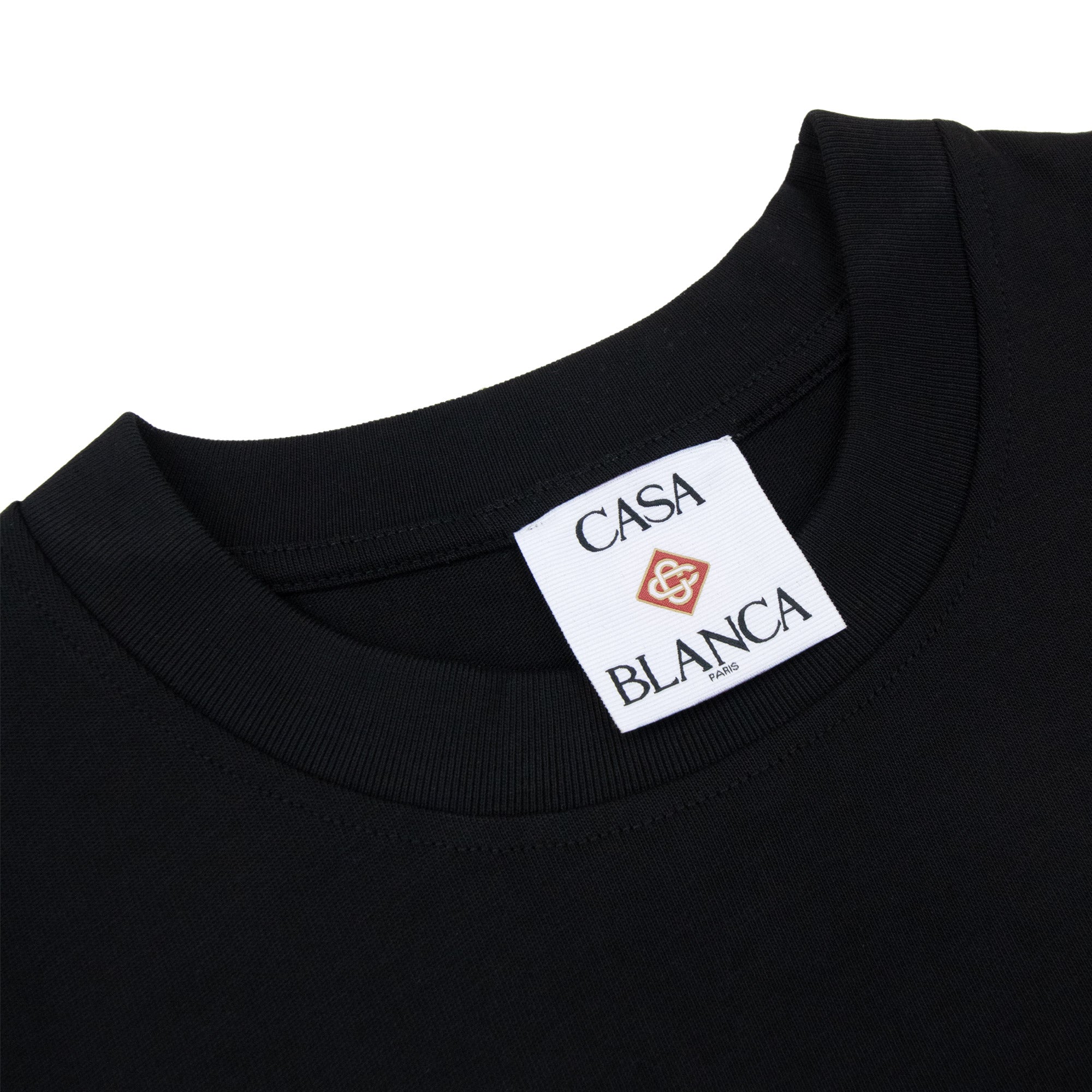 Casablanca Glitch Orchid Oversized T-Shirt Black