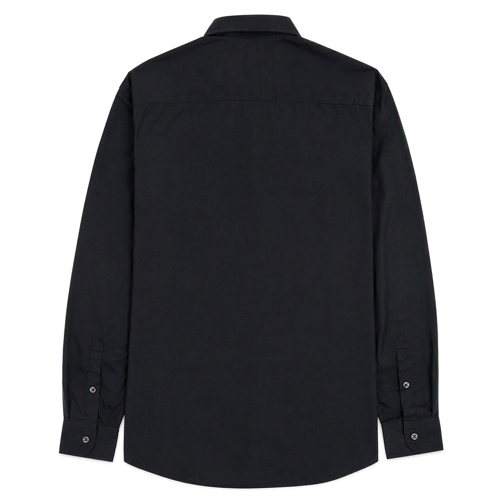 Emporio Armani Long Sleeve Cotton Shirt BLACK