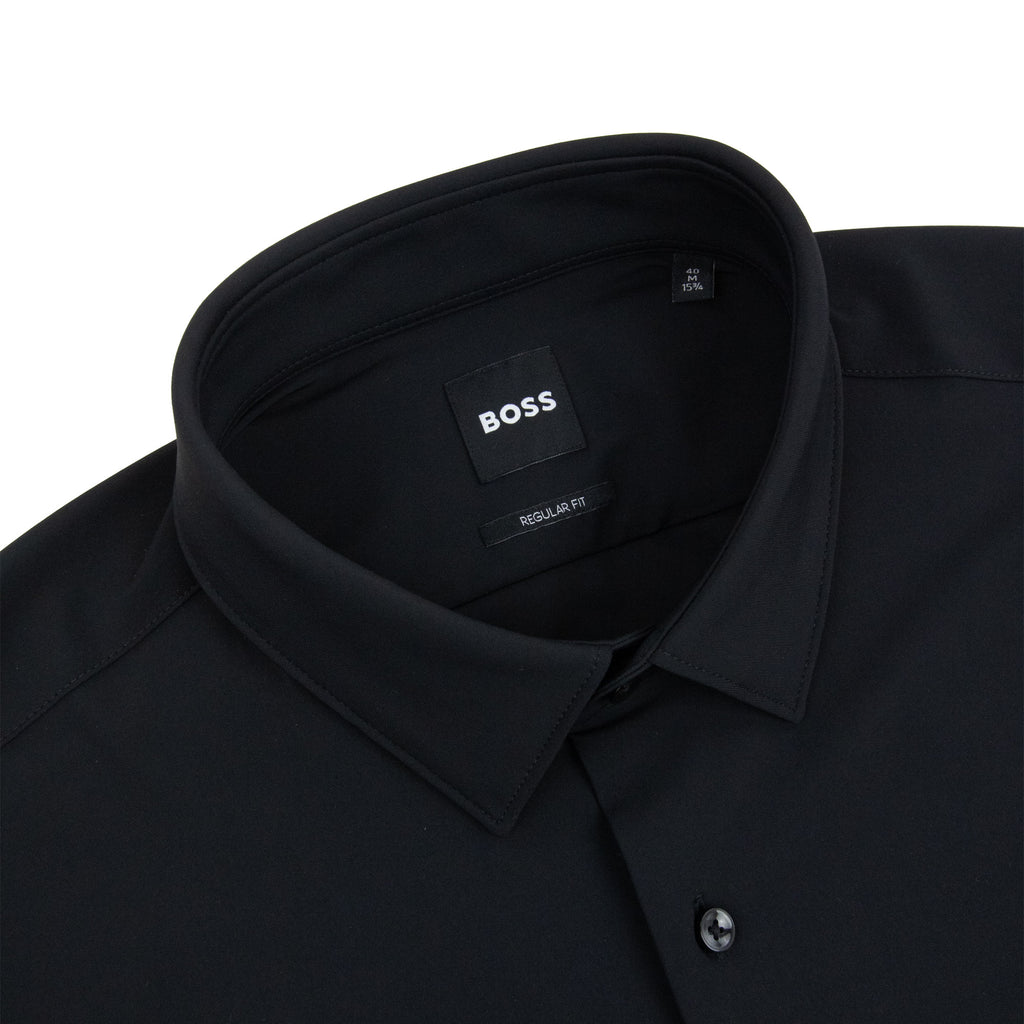 Hugo Boss Regular Fit Performance Stretch Shirt BLACK 001