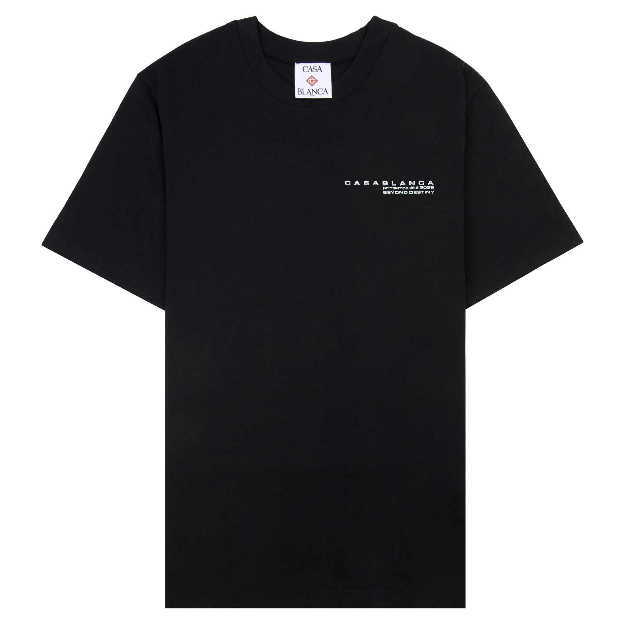 Casablanca Glitch Orchid Oversized T-Shirt Black