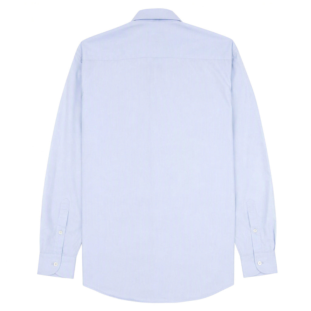 Emporio Armani Long Sleeve Cotton Shirt BLUE