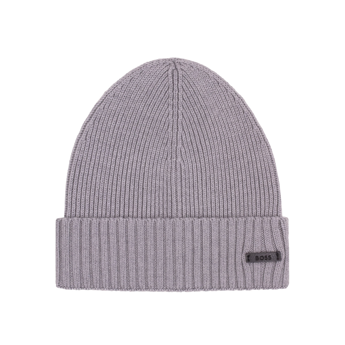 Hugo Boss Fati Rib Knit Wool Beanie Grey 041