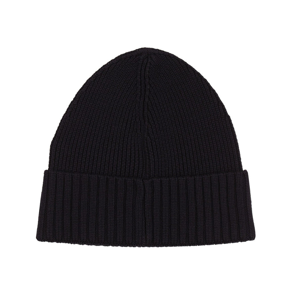 Hugo Boss Fati Rib Knit Wool Beanie Black 001