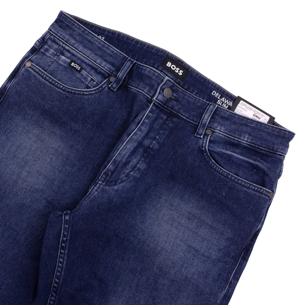 Hugo Boss Delaware Slim-Fit Super Soft Stretch Denim DENIM 411