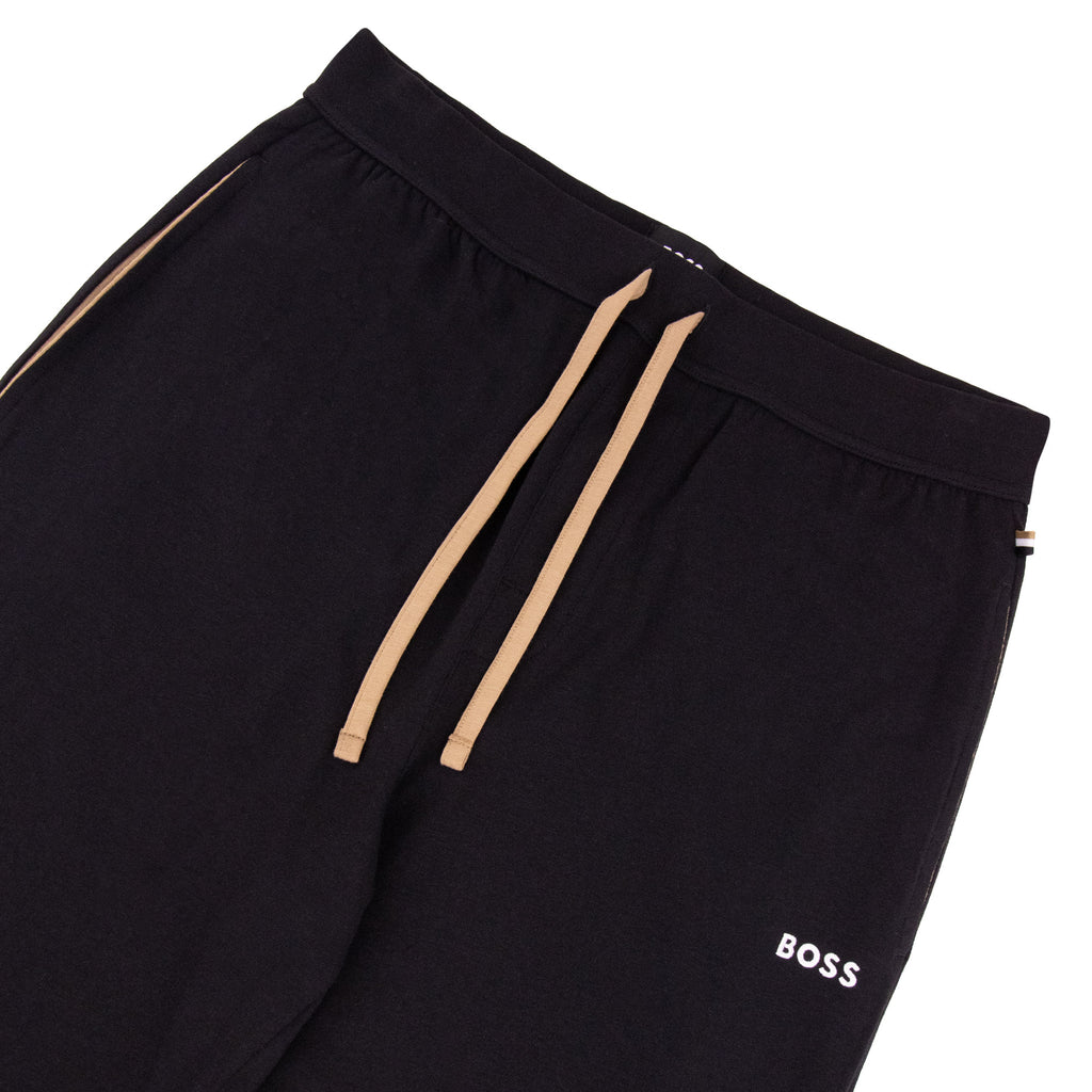 Hugo Boss Stretch Cotton Bottoms With Embroidered Logo BLACK 002