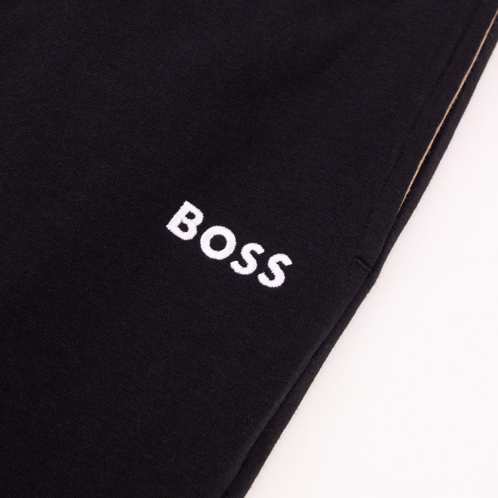 Hugo Boss Stretch Cotton Bottoms With Embroidered Logo BLACK 002